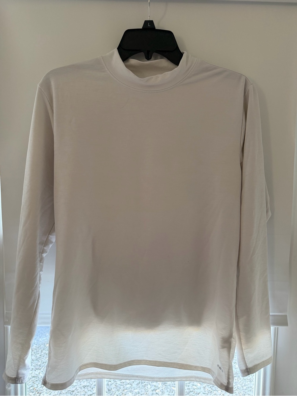 bcg Men's Long Sleeve Mock Neck Shirt - White